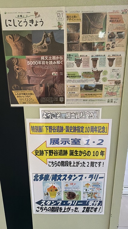 展示室は１、２です