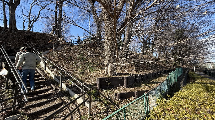 下野谷遺跡の階段